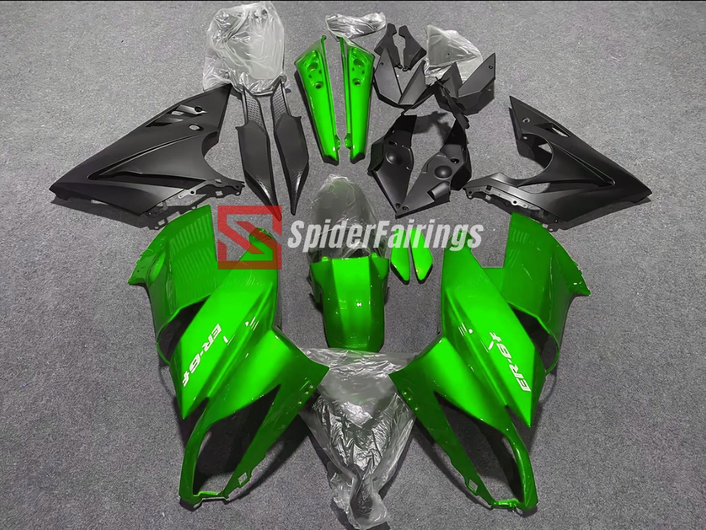 Gloss Green-Kawasaki Ninja650R 2009-2011