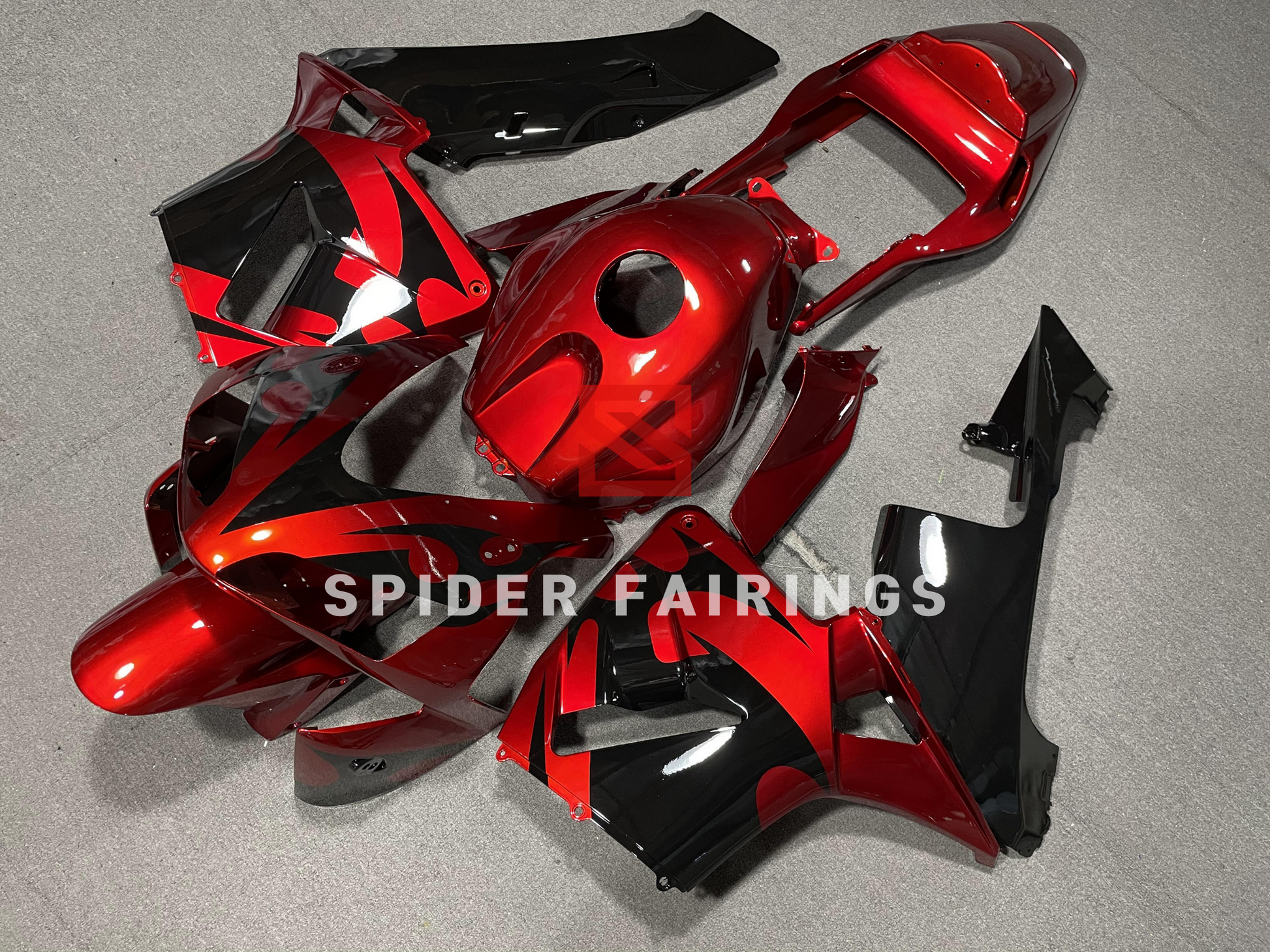 Gloss Red&Black-Honda CBR600RR 2003-2004