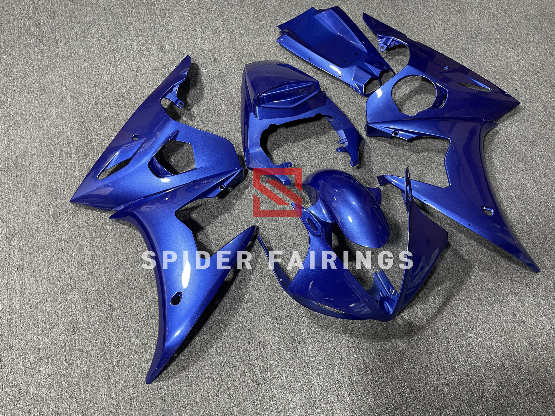 Gloss Blue-Yamaha YZF R6 2005