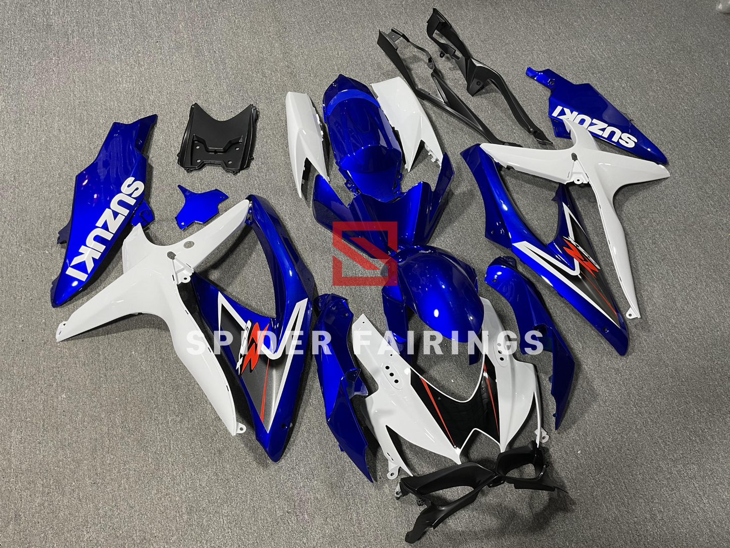 Blue,White and Black-Suzuki GSXR600-750 2008-2010