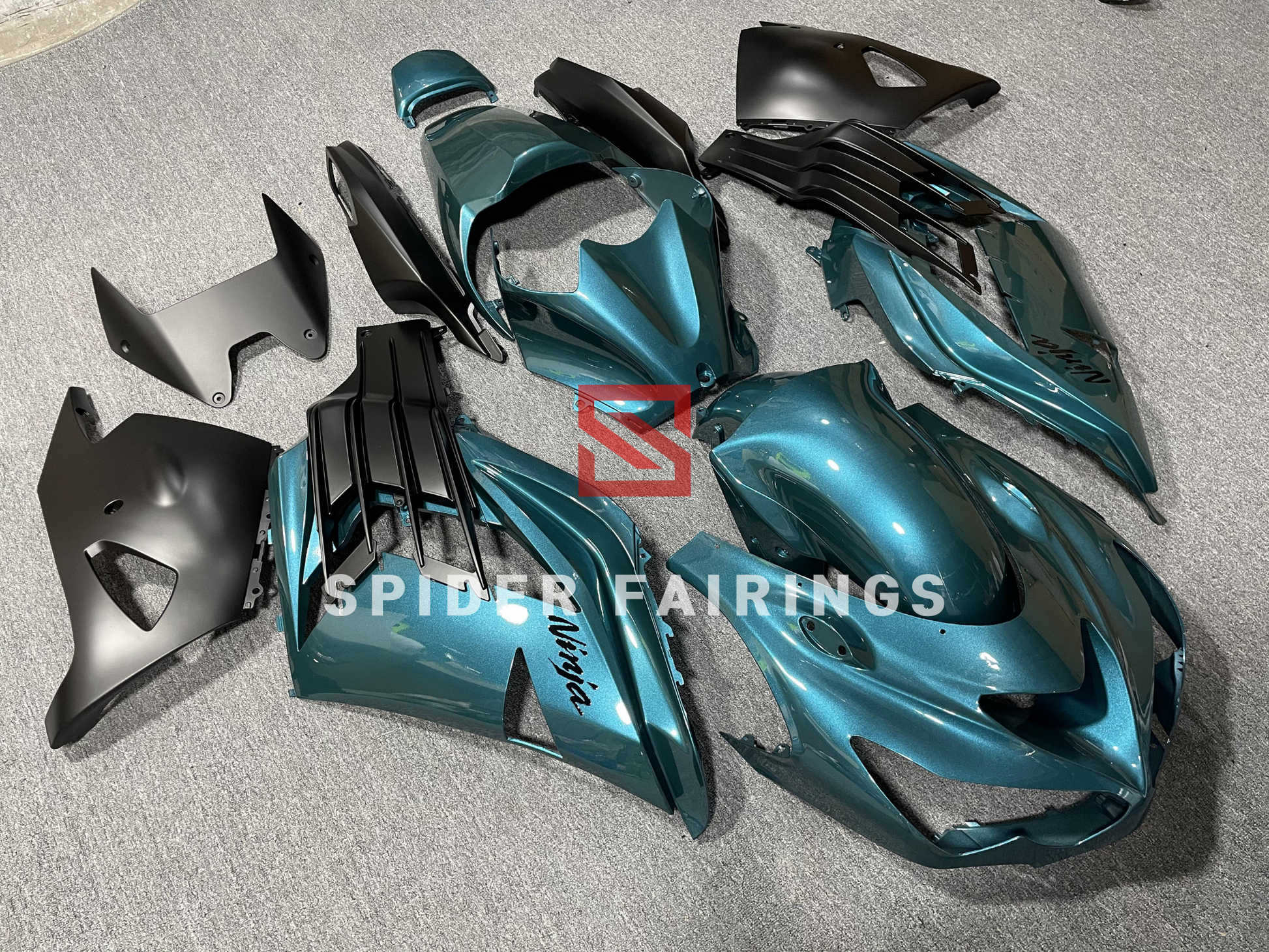 Gloss Bluish Blue-Kawasaki ZX-14R 2012-2018