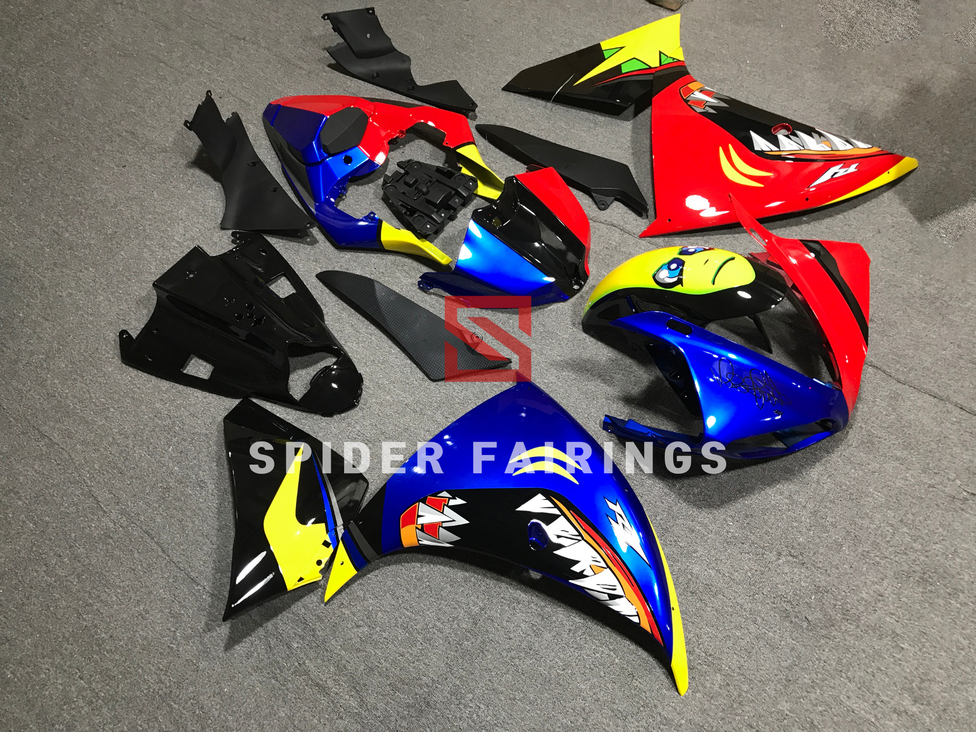 Shark for Red and Blue-Yamaha YZF R1 2009-2011