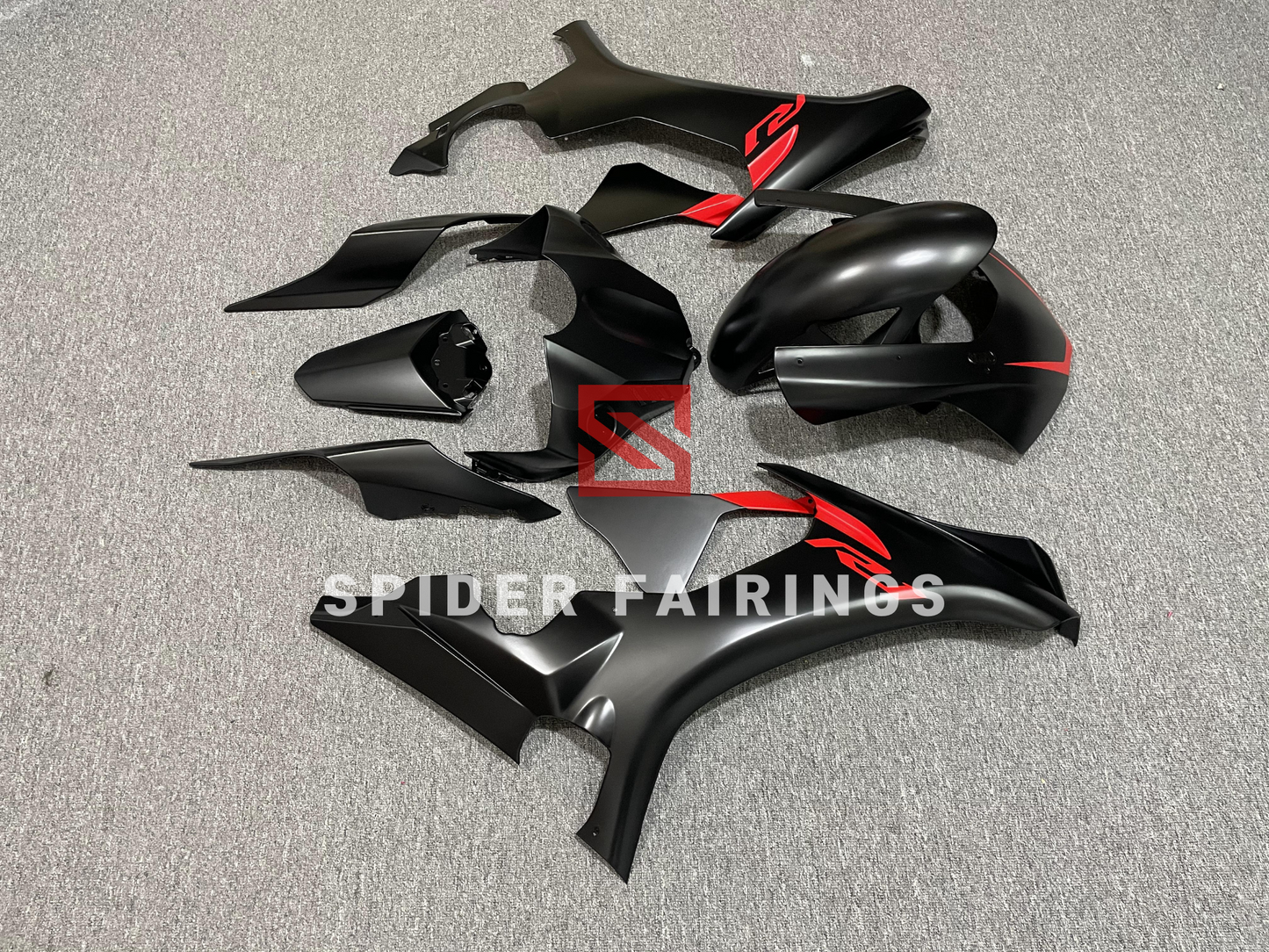 Matte Pure Black-Yamaha YZF R1 2015-2019