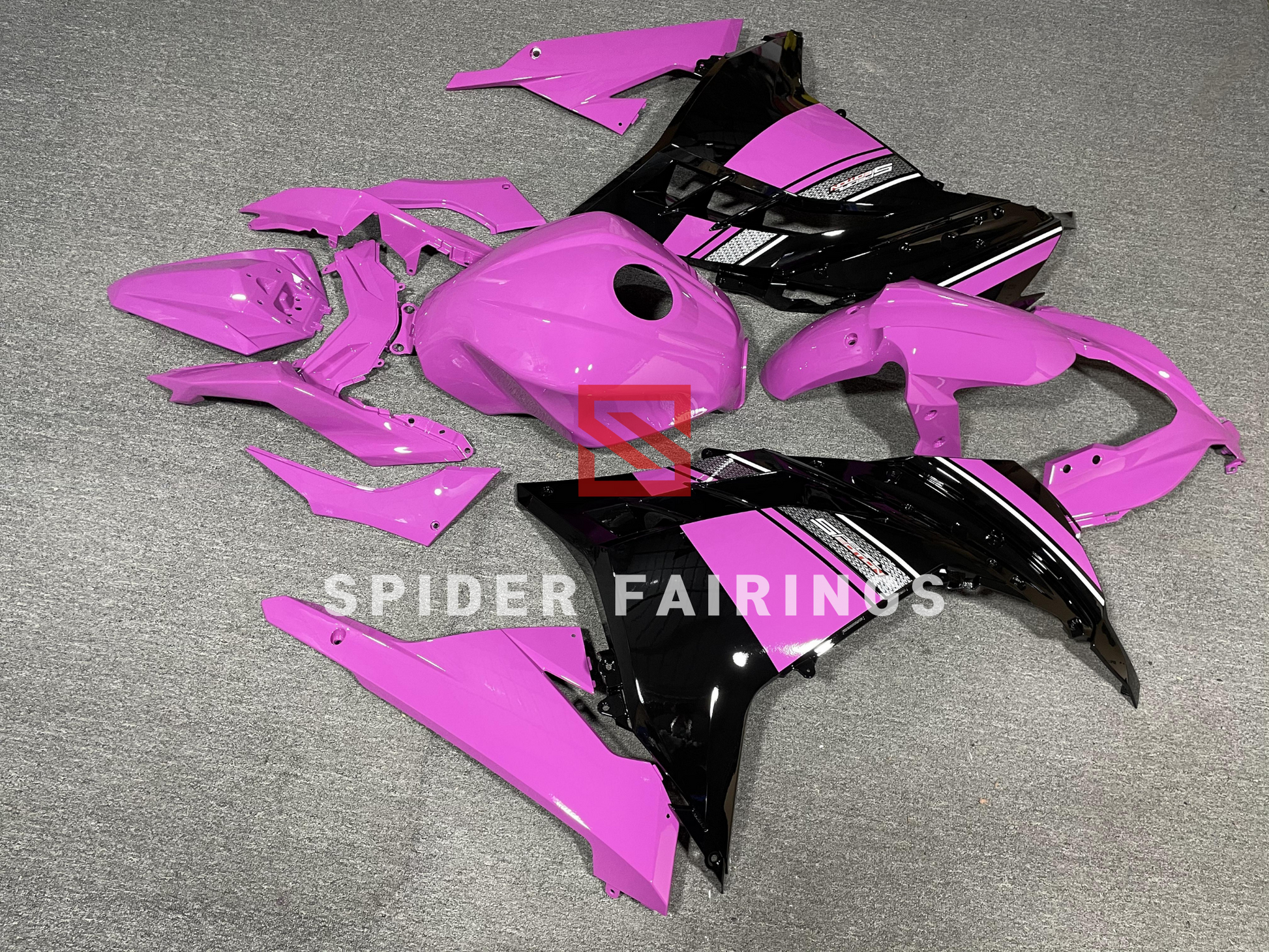 Pink and Black-Kawasaki Ninja300 2013-2019