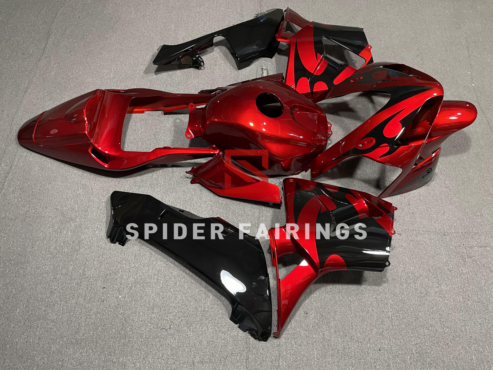 Gloss Red&Black-Honda CBR600RR 2003-2004