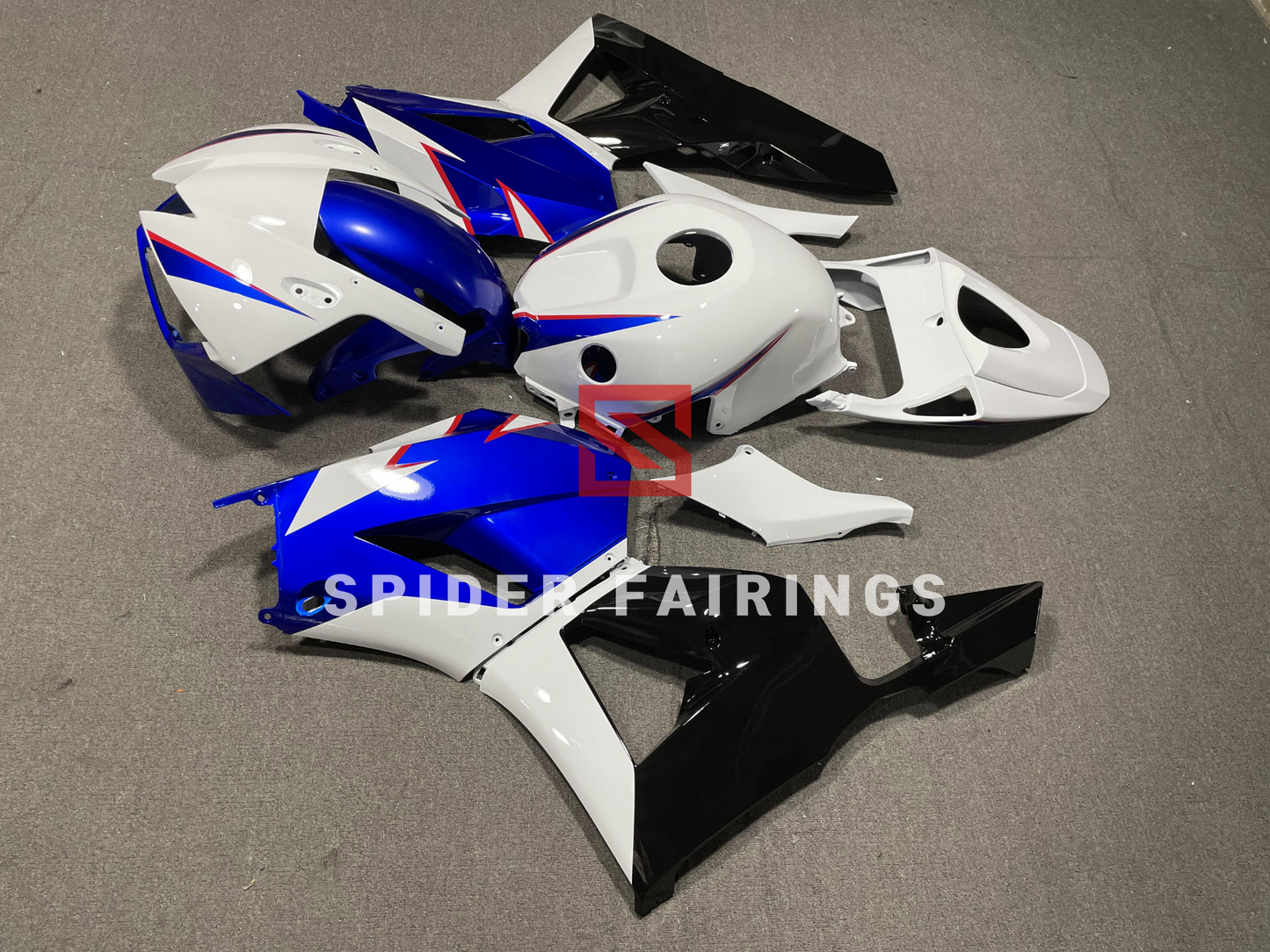 Gloss Blue&White-Honda CBR600RR 13-19