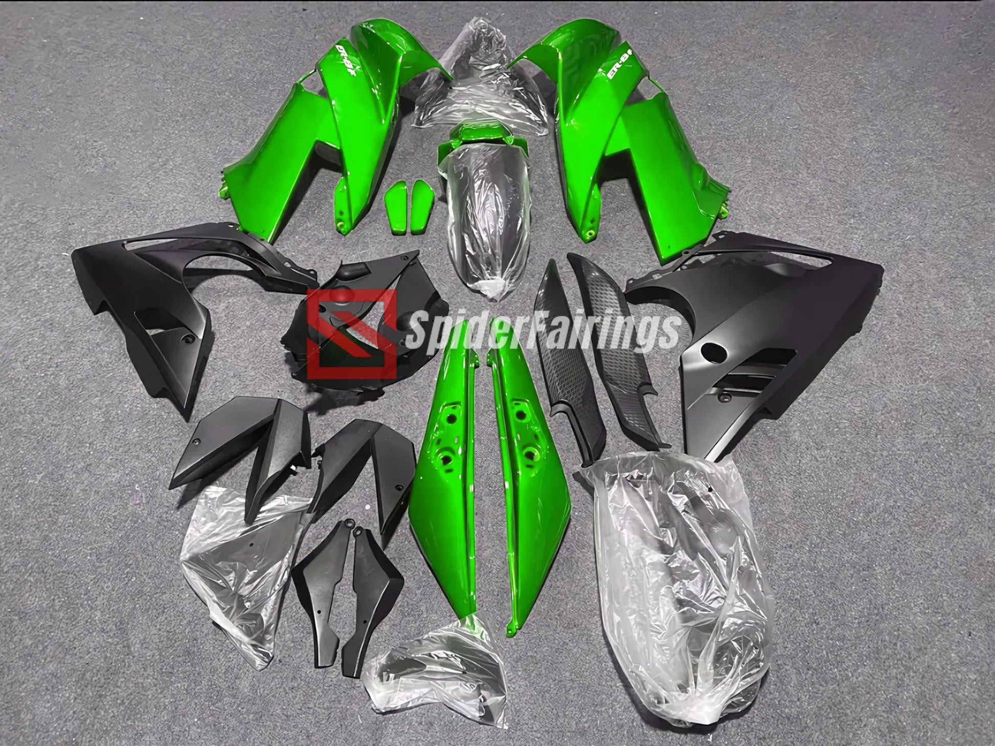 Gloss Green-Kawasaki Ninja650R 2009-2011