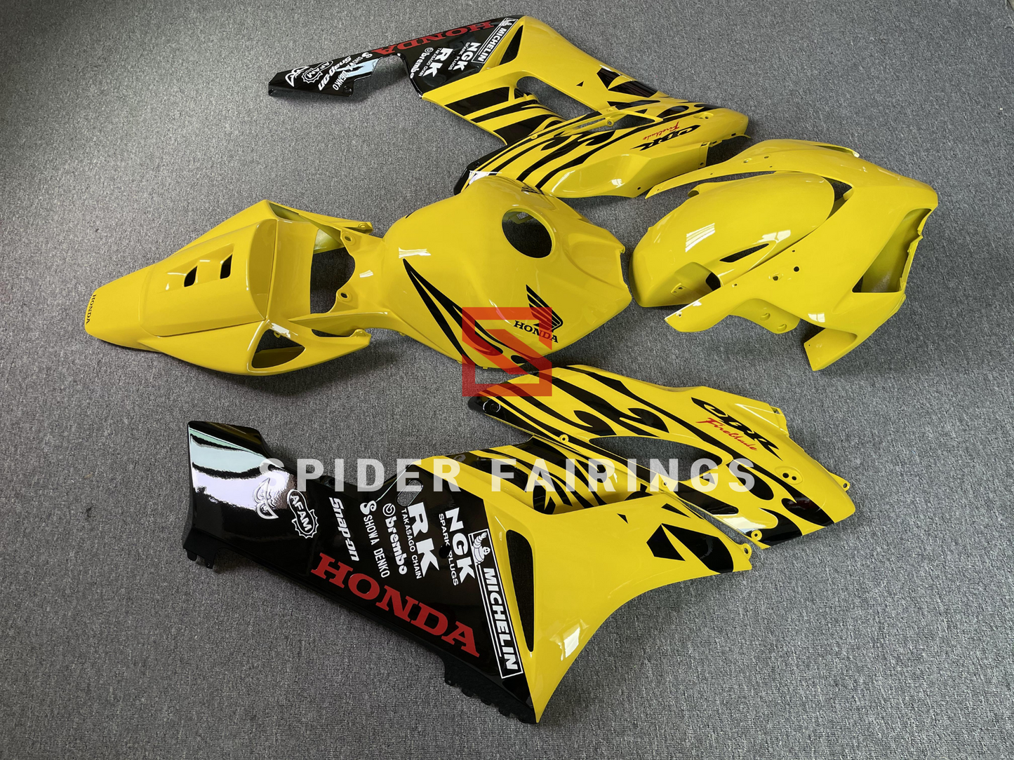 Yellow Black Flame-Honda CBR1000RR 2004-2005