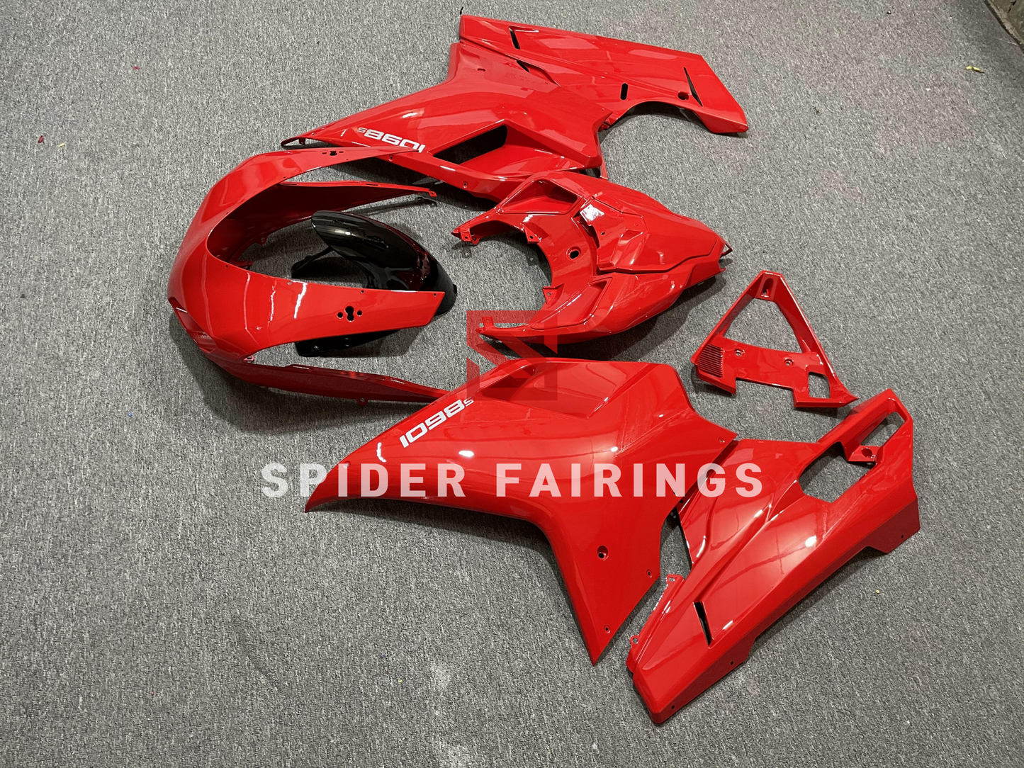 Gloss Pure Red-Ducati 848 1098S 2007-2013