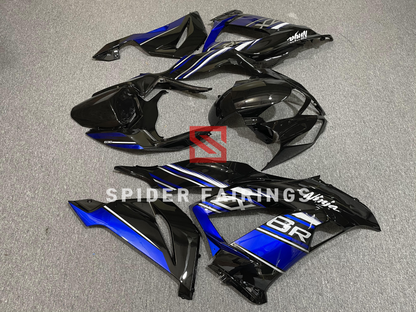 Gloss Black and Blue Kawasaki ZX-6R 2013-2018