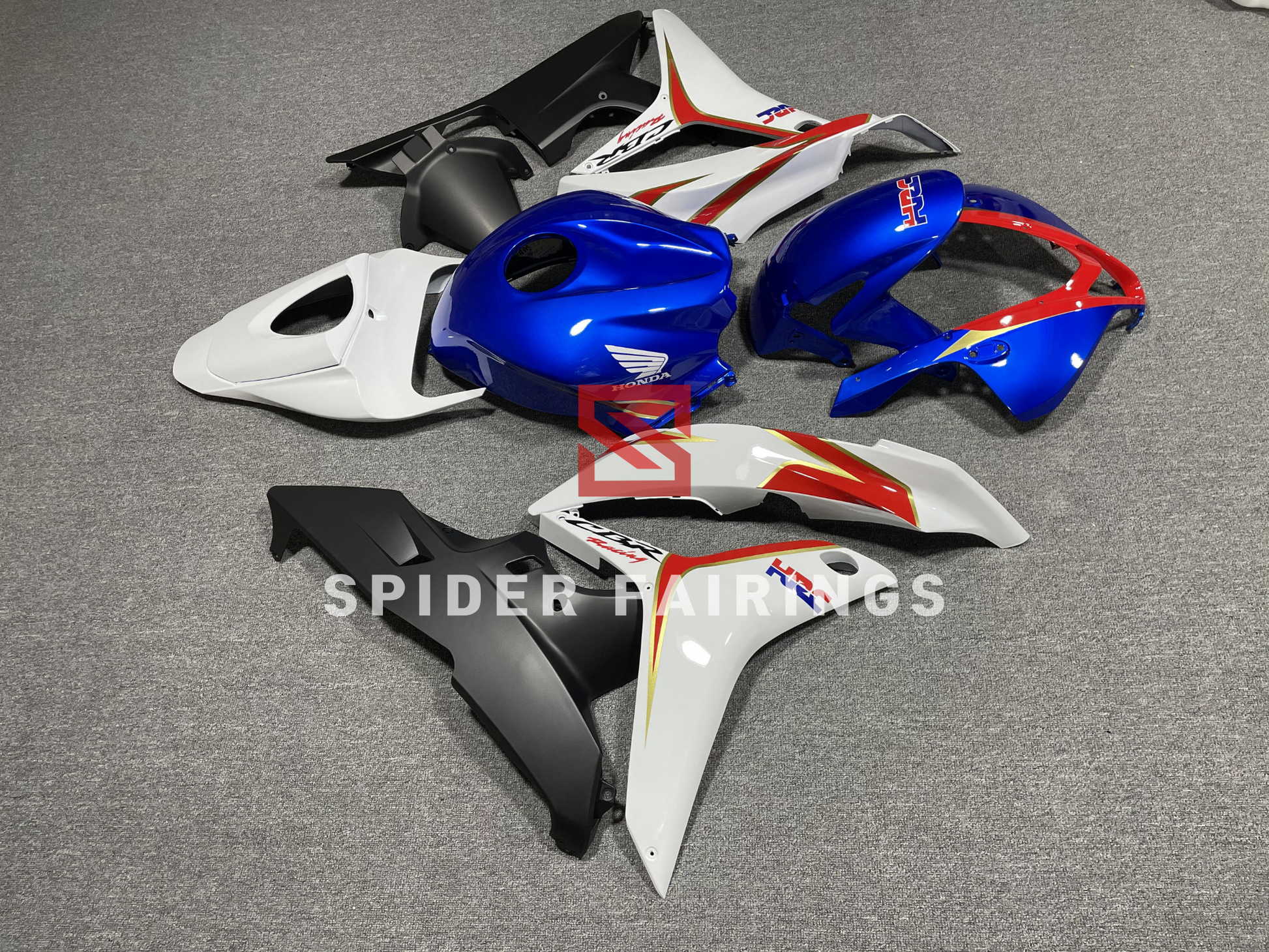 Gloss Blue&White-Honda CBR600RR 2007-2008