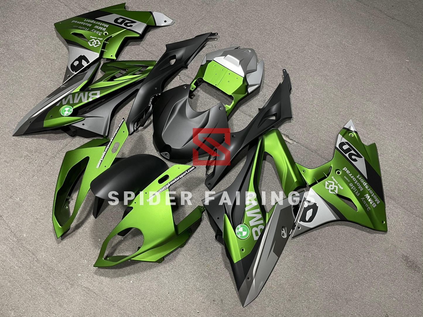 Matte Green-BMW S1000RR 2017-2018