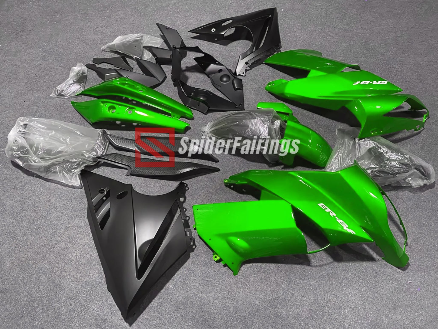 Gloss Green-Kawasaki Ninja650R 2009-2011