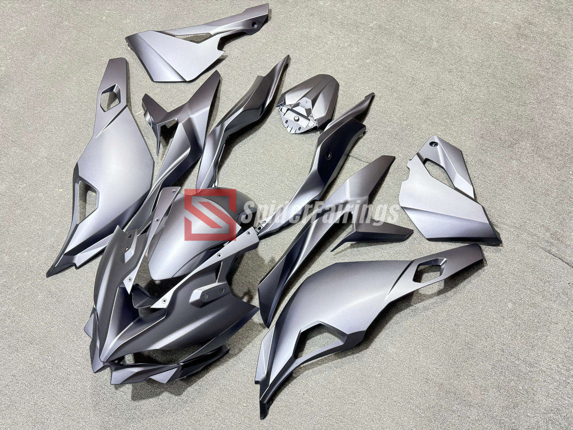 Iron Grey-Kawasaki ZX4RR Fairings 2020-2024