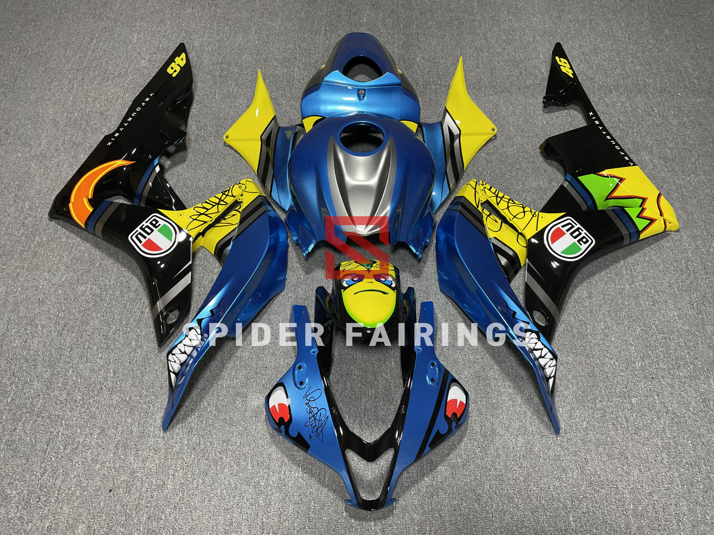 Custom Blue Shark-Honda CBR600RR 2007-2008