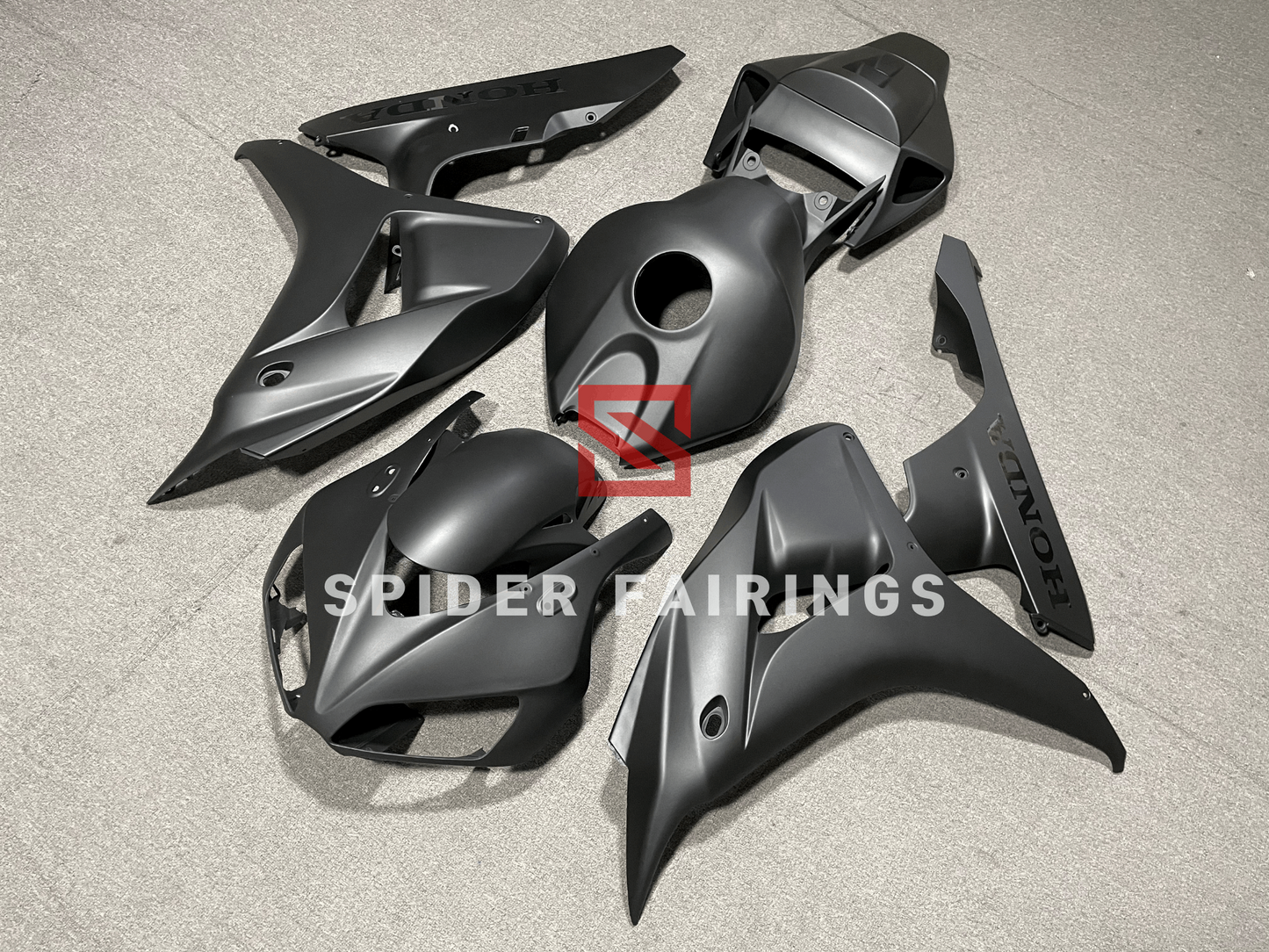 Matte Black Honda CBR1000RR 2006-2007