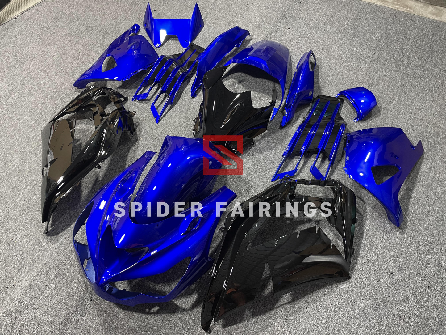 Gloss Blue and Black-Kawasaki ZX-14R 2012-2018