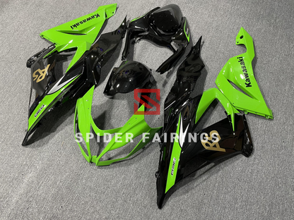 Gloss Black and Green-Kawasaki ZX-6R 2013-2018