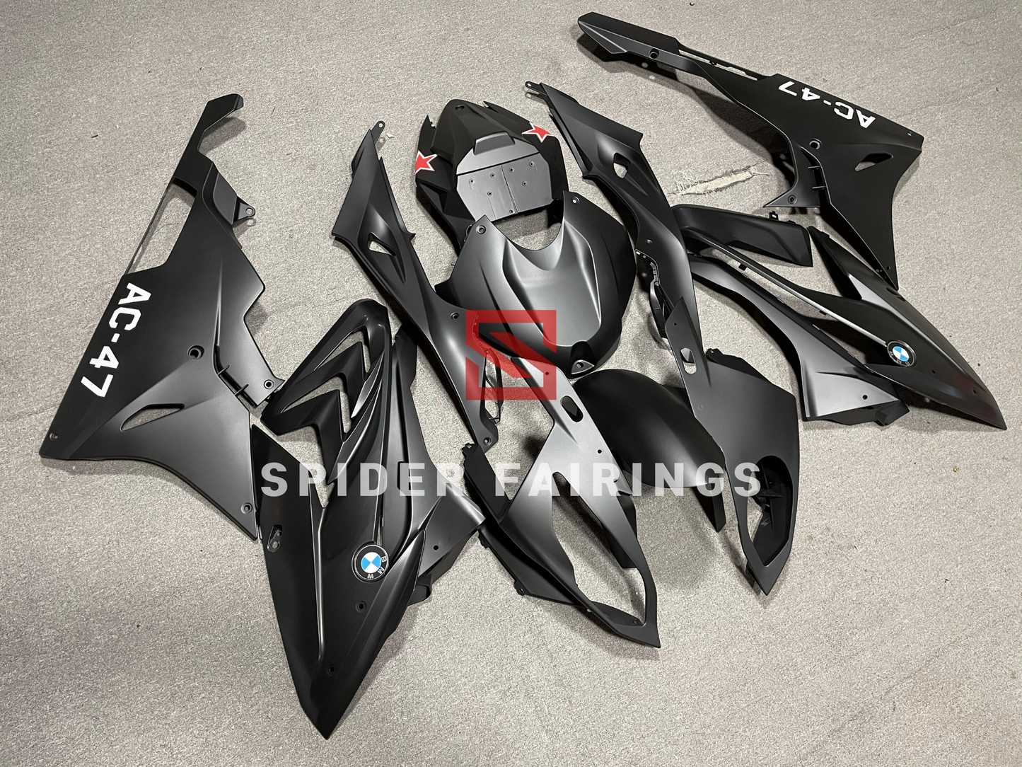 Matte Black-BMW S1000RR 2015-2016