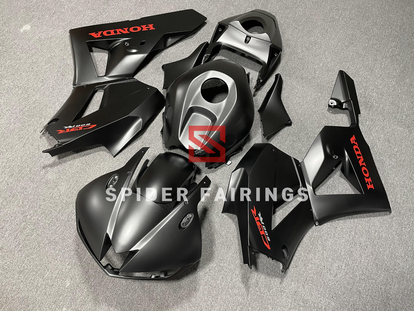 Matte Black-Honda CBR600RR 2013-2019