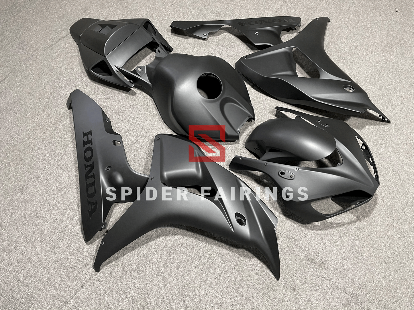 Matte Black Honda CBR1000RR 2006-2007