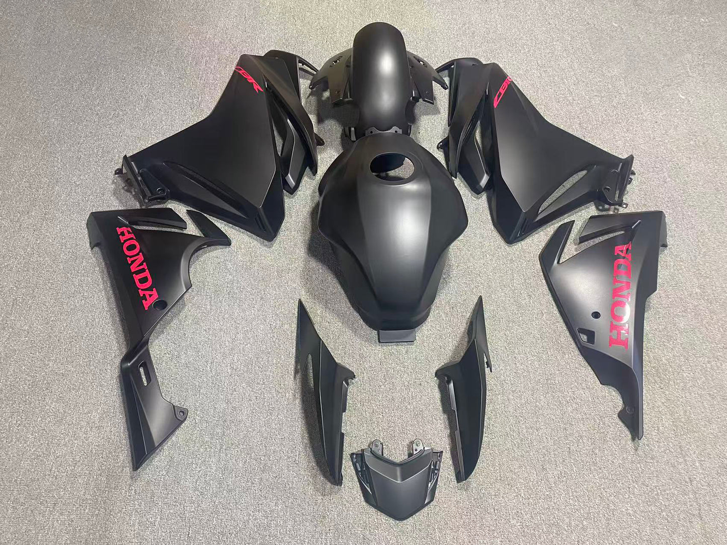 Matte Black-Honda CBR500R 2023