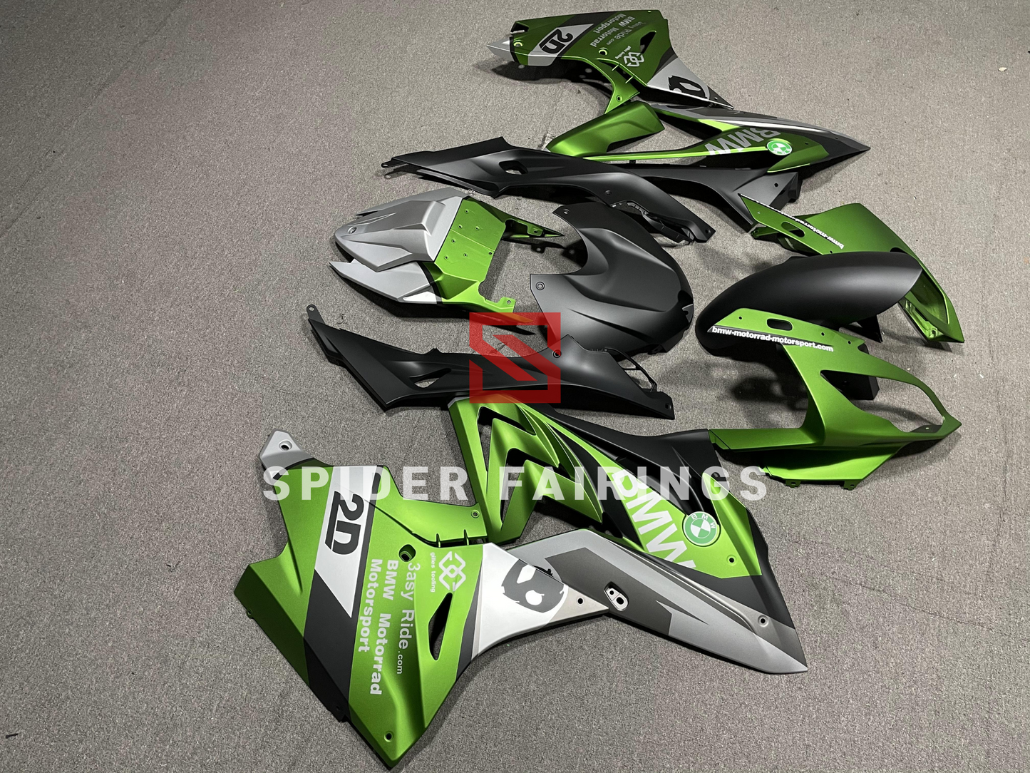 Matte Green-BMW S1000RR 2017-2018