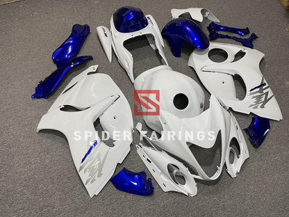 Gloss White and Blue-Suzuki GSXR1300 2008-2018