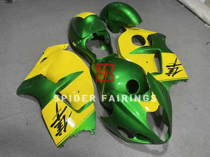 Yellow and Green-Suzuki GSXR1300 1997-2007