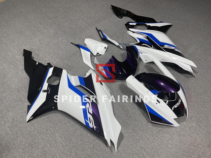 Gloss White and Black-Yamaha YZF R6 2017-2022