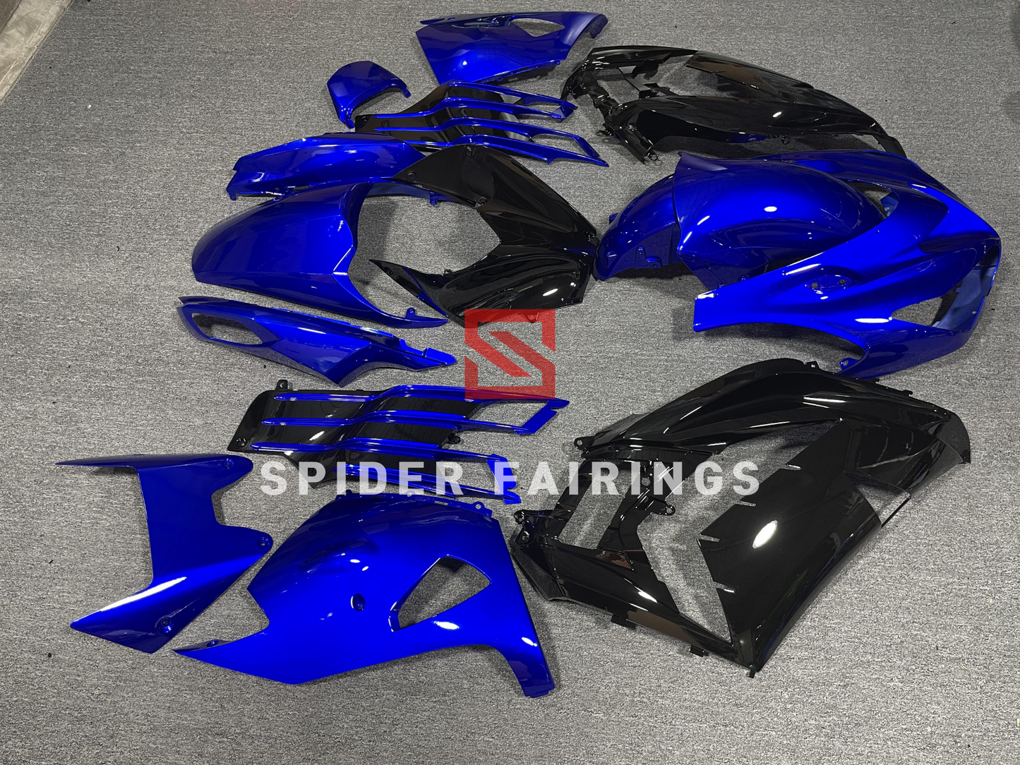 Gloss Blue and Black-Kawasaki ZX-14R 2012-2018