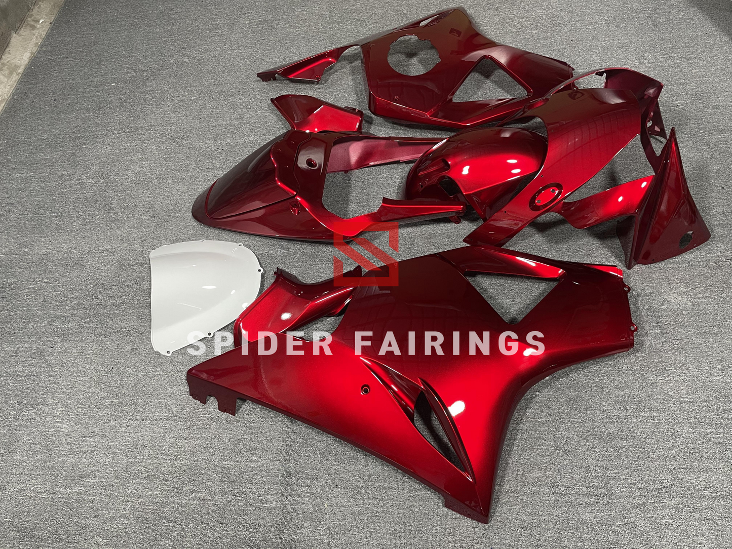 Dark Red-Honda CBR954RR 2002-2003