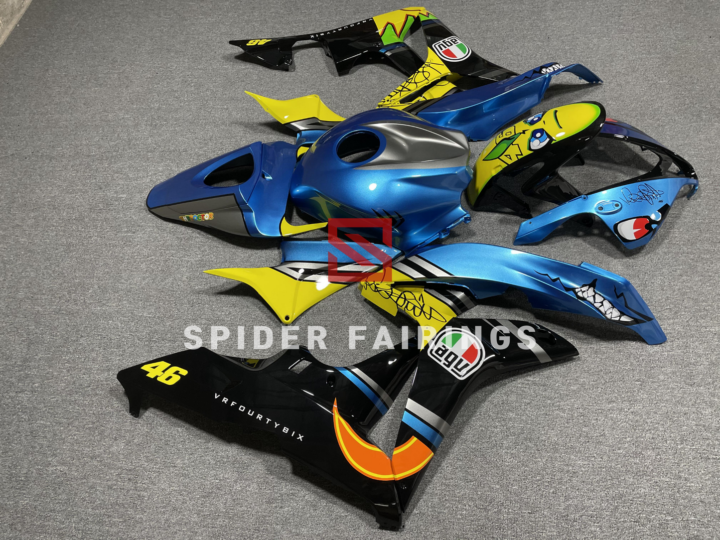 Custom Blue Shark-Honda CBR600RR 2007-2008