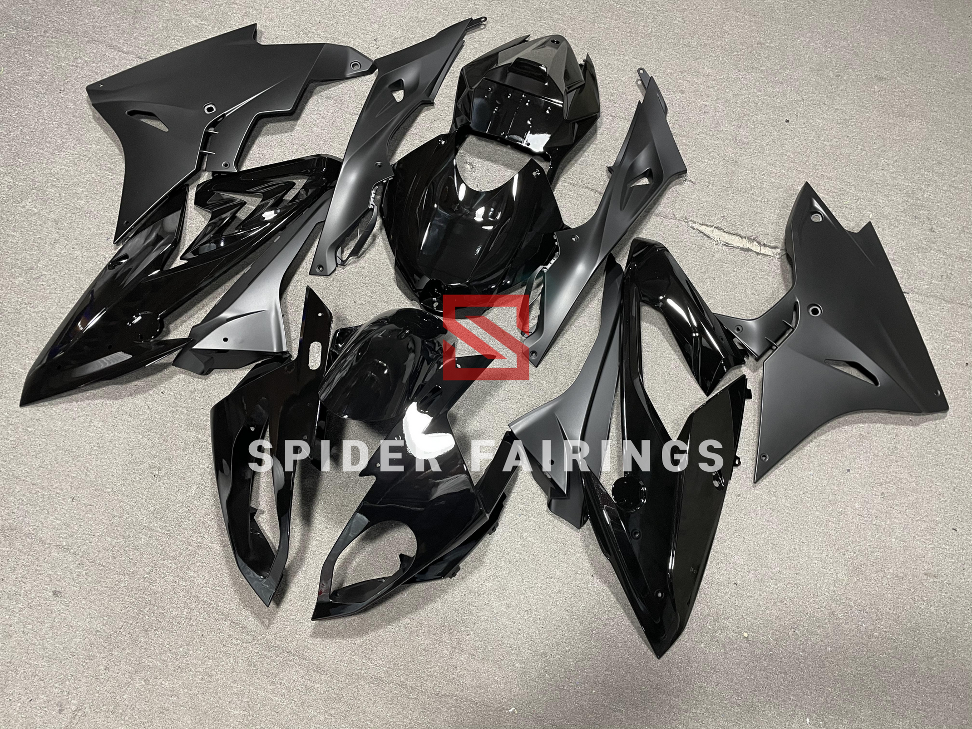 Gloss and Matte Black-BMW S1000RR 2017-2018