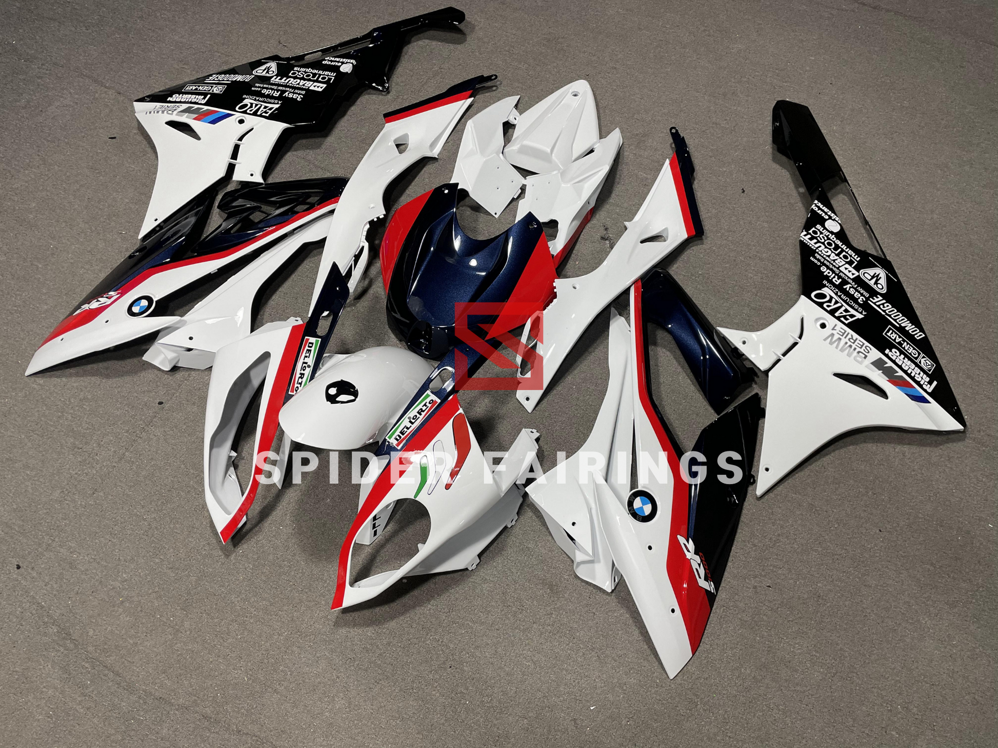 Gloss White and Black-BMW S1000RR 2015-2016