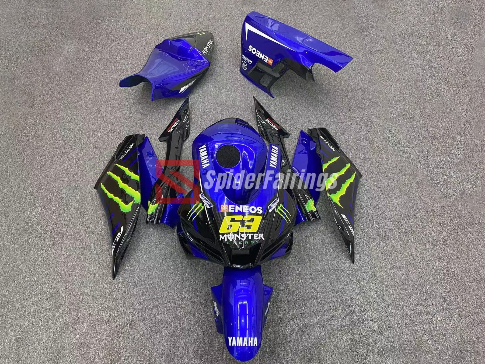 Fiberglass Monster-Yamaha R3 2015-2019 Race Fairings 