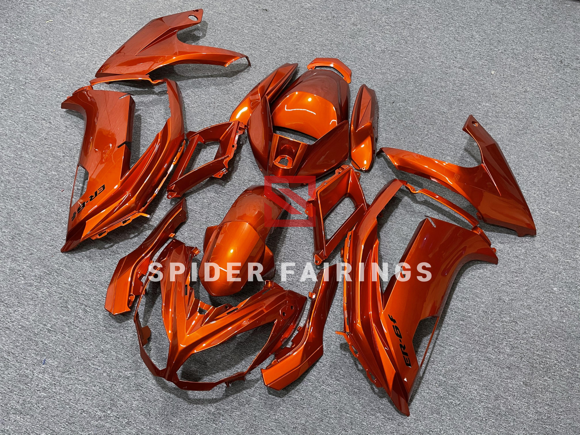 Gloss Orange-Kawasaki Ninja650R 2012-2016