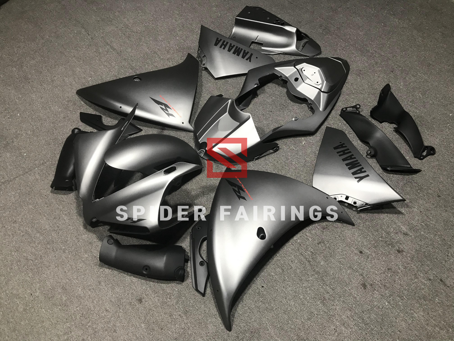 Matte Dark Grey-Yamaha YZF R1 2012-2014