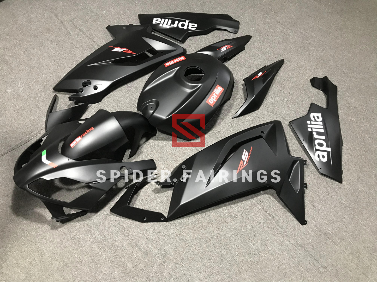 Matte Black-Aprilia RS4 125 2006-2011