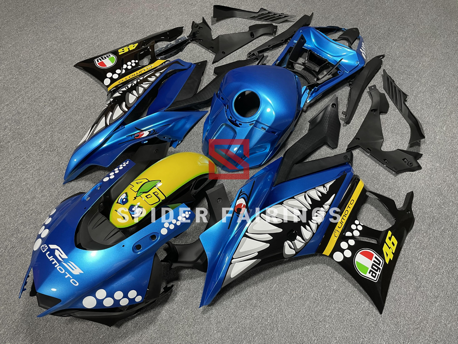 Blue Shark-Yamaha Y-R25/R3 2019-2023