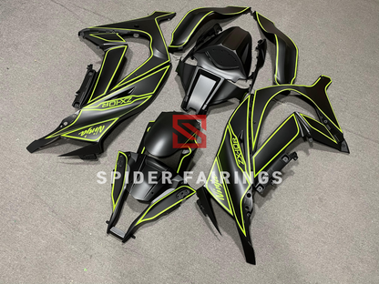 Fairings Matte Black-Kawasaki ZX-10R 2011-2015