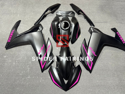 Matte Black and Neon Pink Logo Y-R25/R3 2014-2018