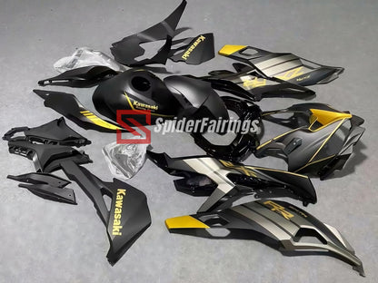 Matte Black Gold-Kawasaki ZX4RR Fairings 2020-2024