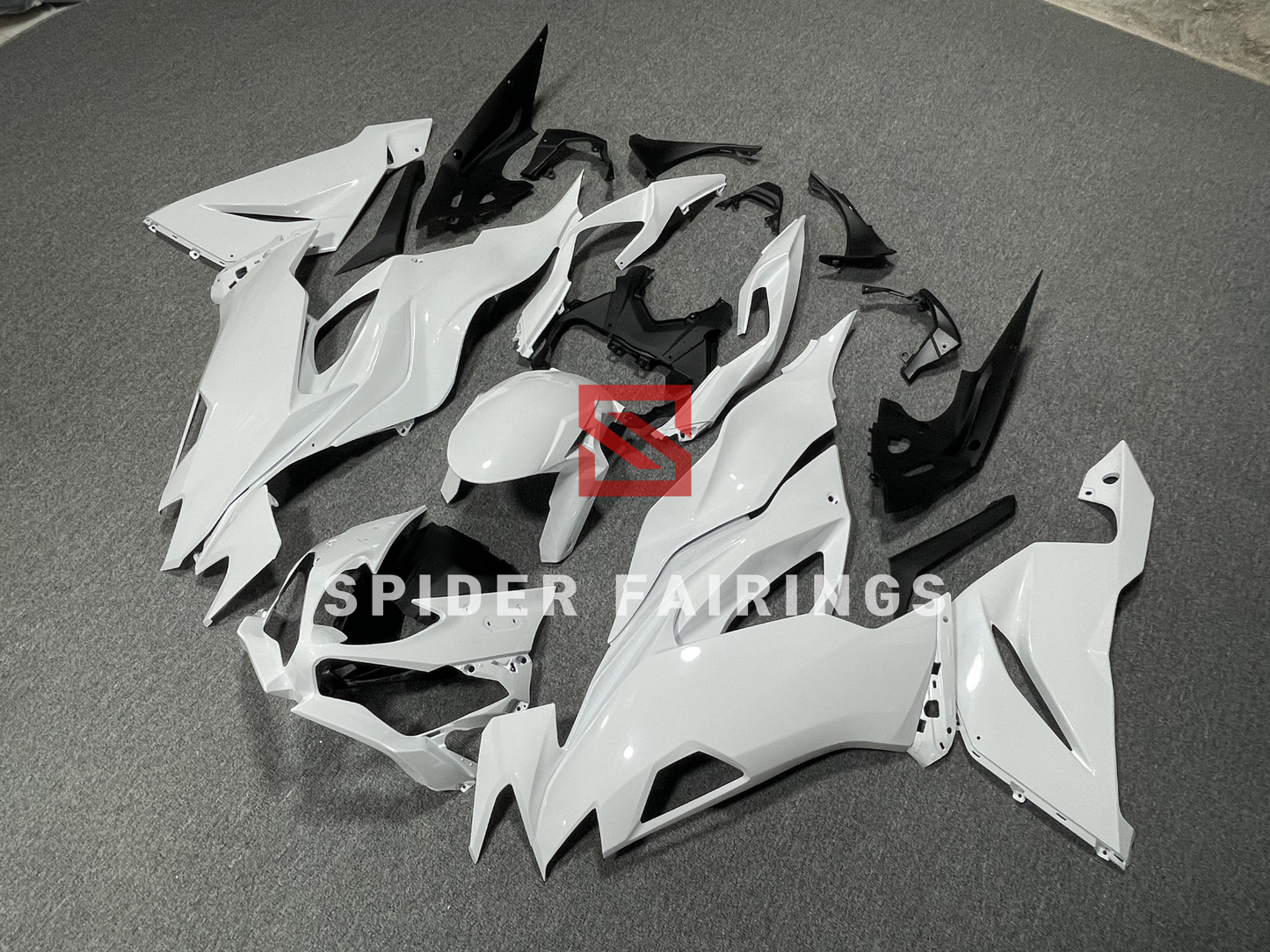 Gloss White-Kawasaki ZX-6R 2019-2021