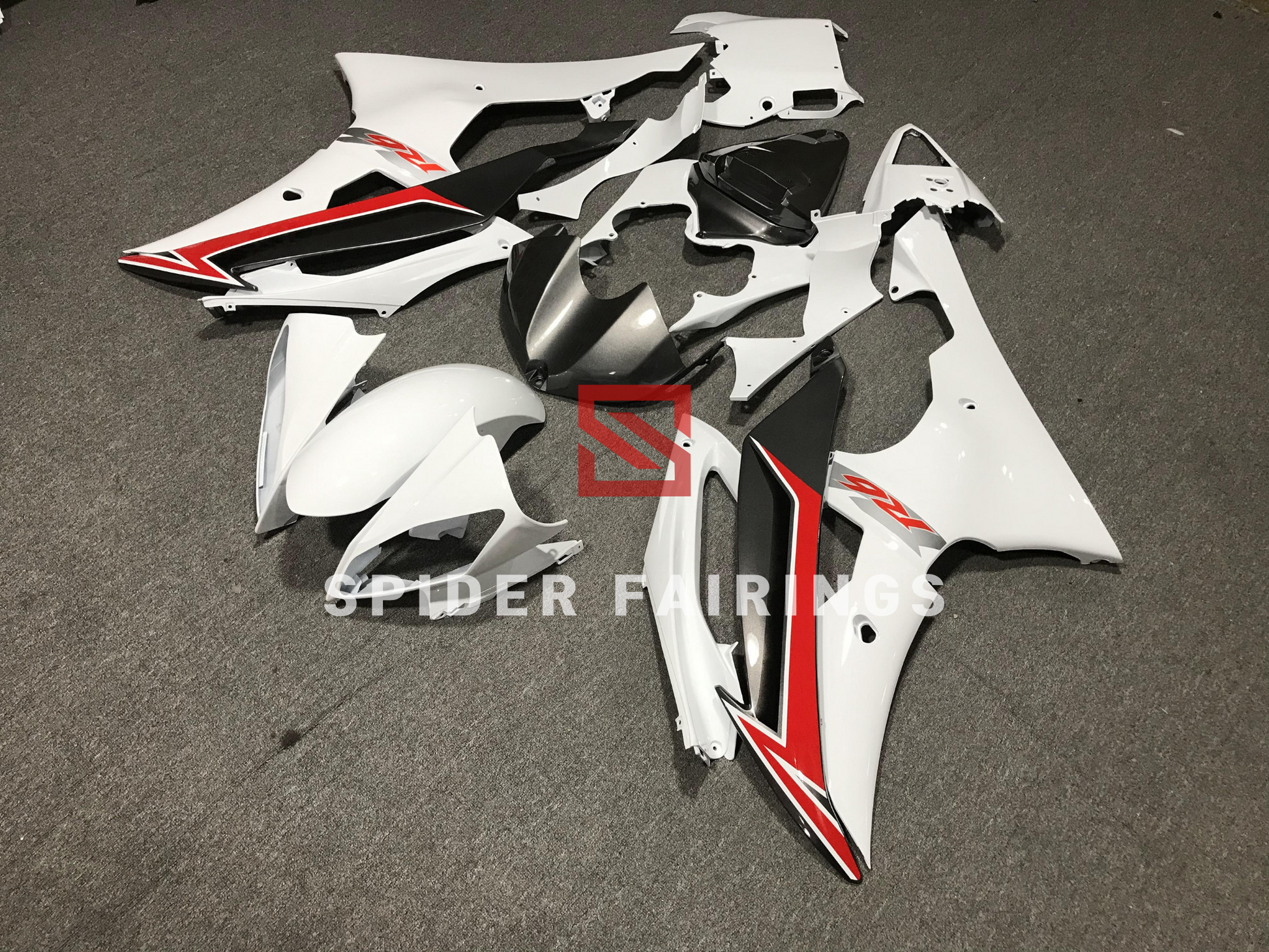 Gloss White-Yamaha YZF R6 2008-2016