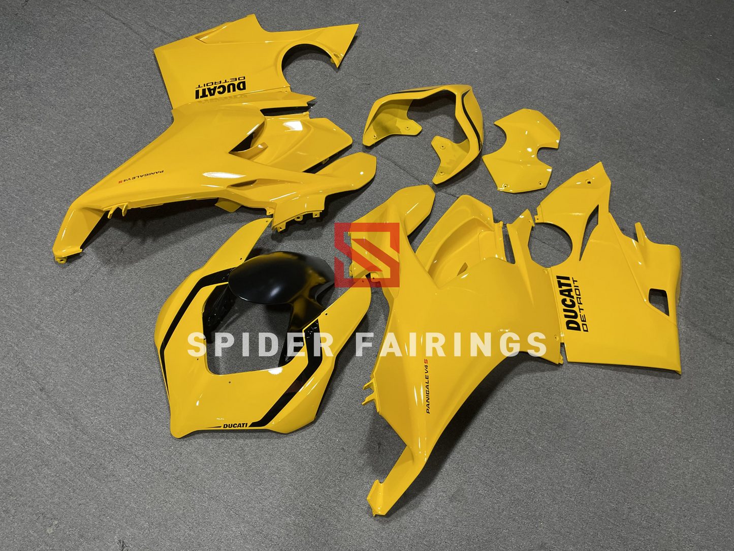 Gloss Yellow-Ducati V4/V4S 2018-2019