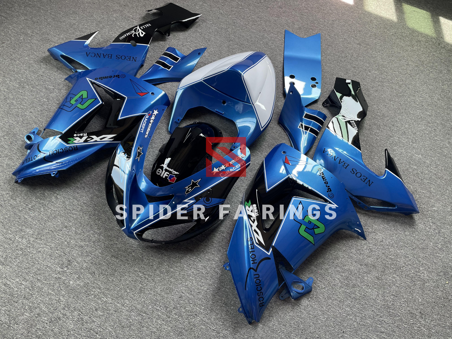 Gloss Blue-Kawasaki ZX-10R 2006-2007