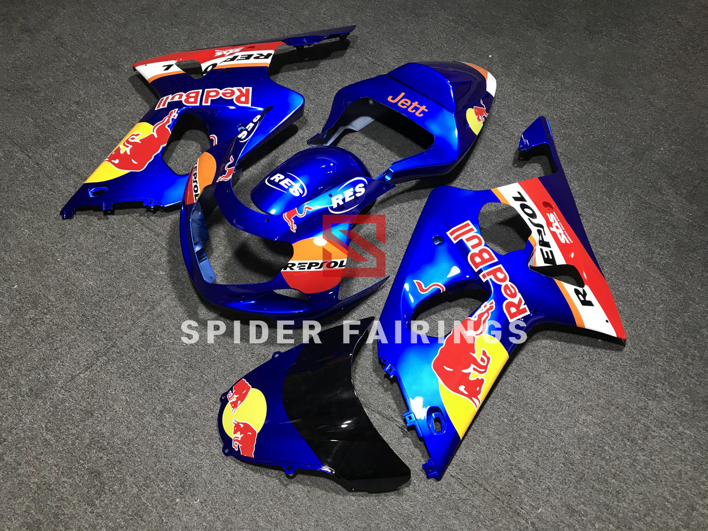 Red Bull for Blue-Suzuki GSXR1000 2000-2002