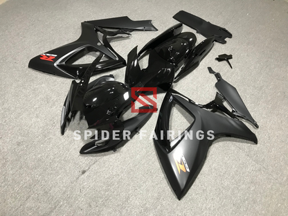 Gloss and Matte Black-Suzuki GSXR600-750 2006-2007