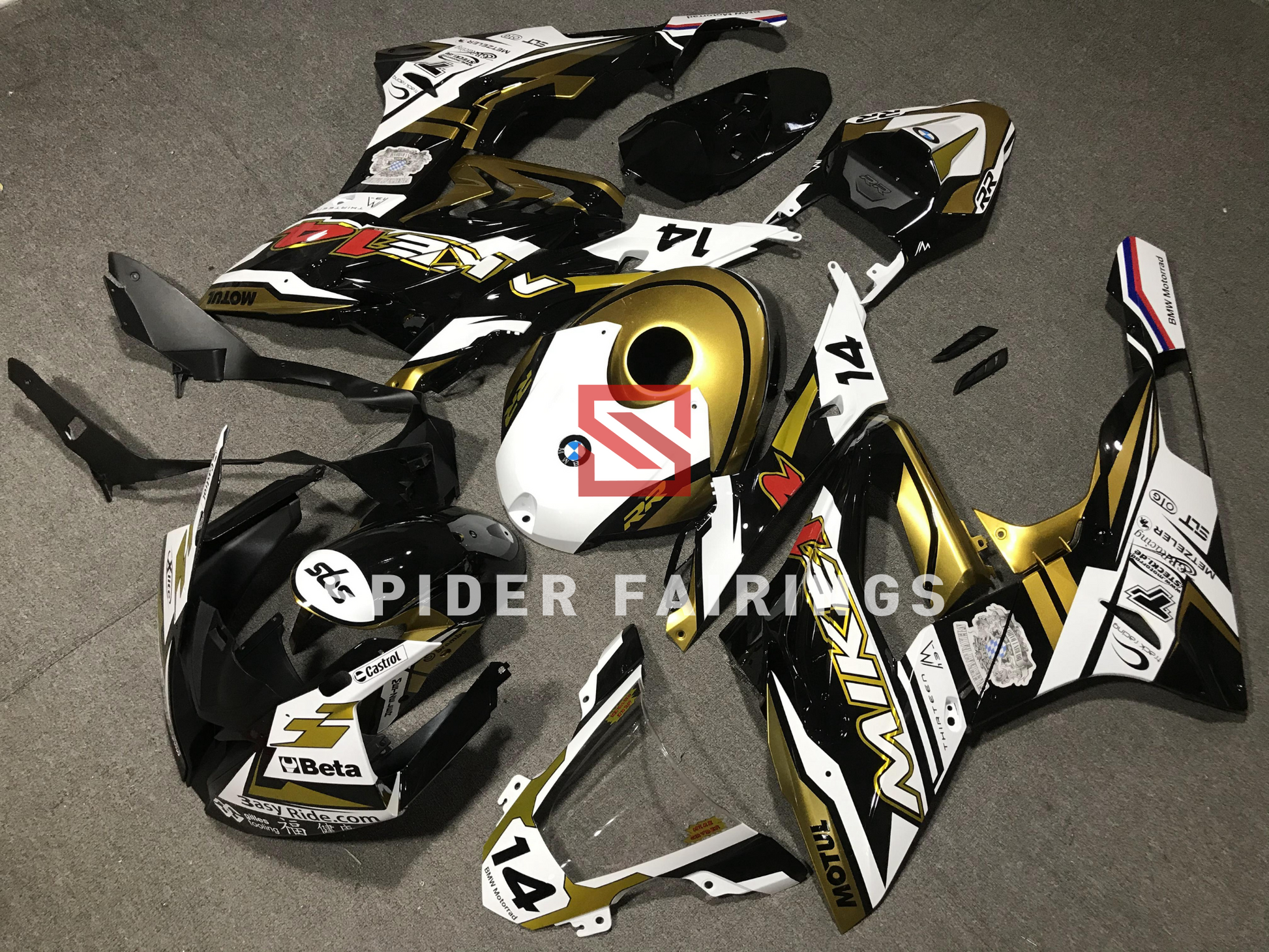 Custom Black Mike 14-BMW S1000RR 2015-2016